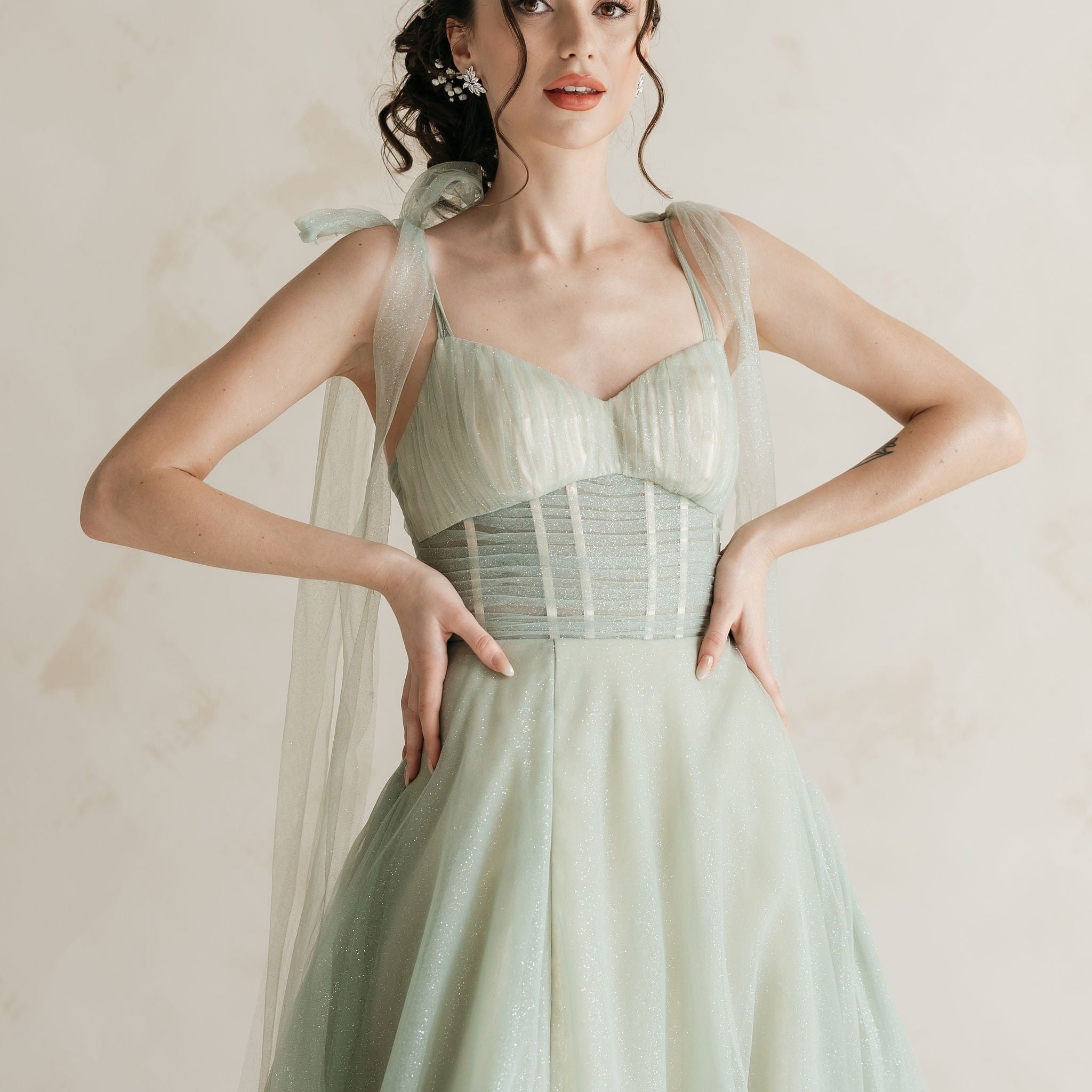 Image of  05-5015-Sage-0 Candy Prom 05-5015| Prom Dress | Evening Dresses| Gala Dress Sage / 0