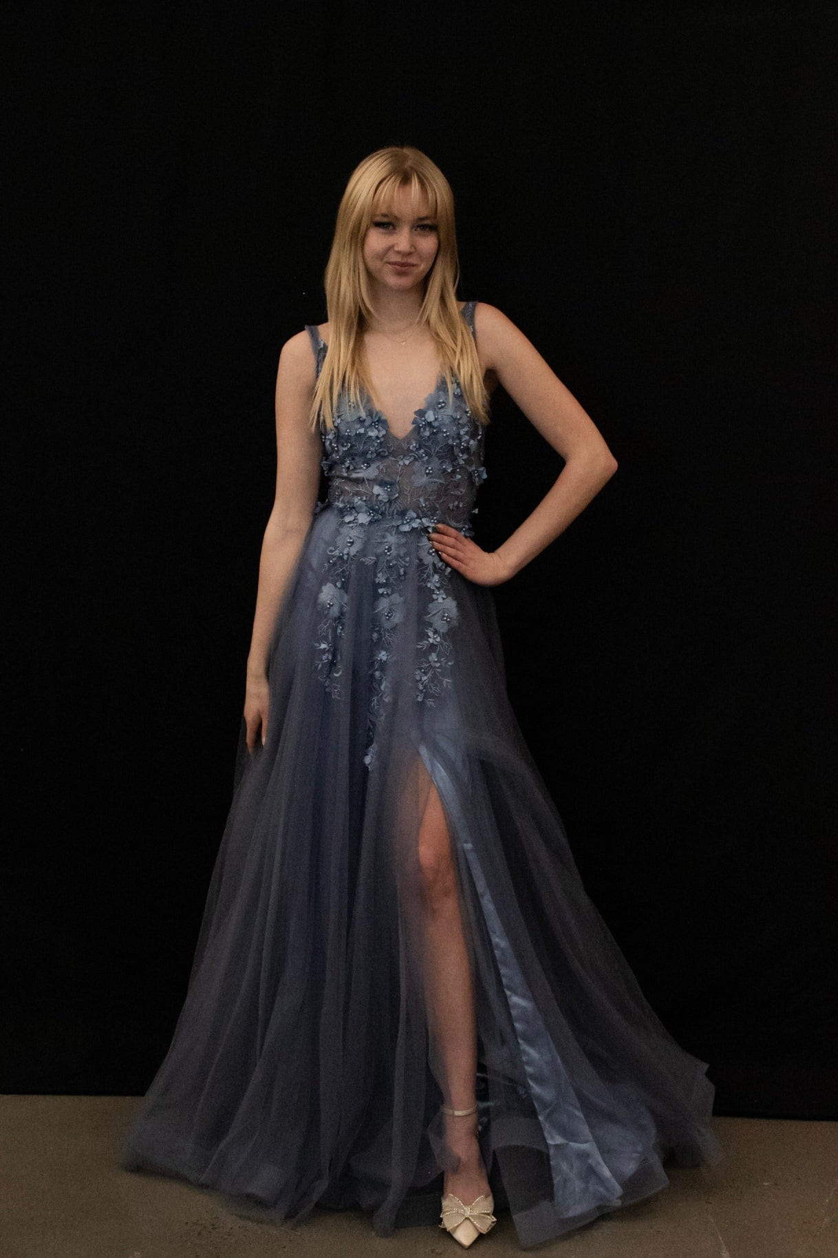 Image of  01-50027-Dusty Blue-0 Candy Prom 01-5-0027 | Prom Shop| Evening Dresses| Online dresses Dusty Blue / 0