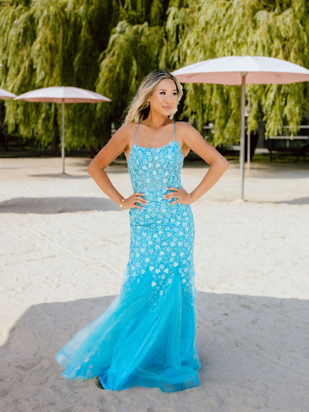 Image of  01-50033-Teal-00 Candy Prom 01-50033 | Prom Dress | Special Occasion | Evening Dress Teal / 00