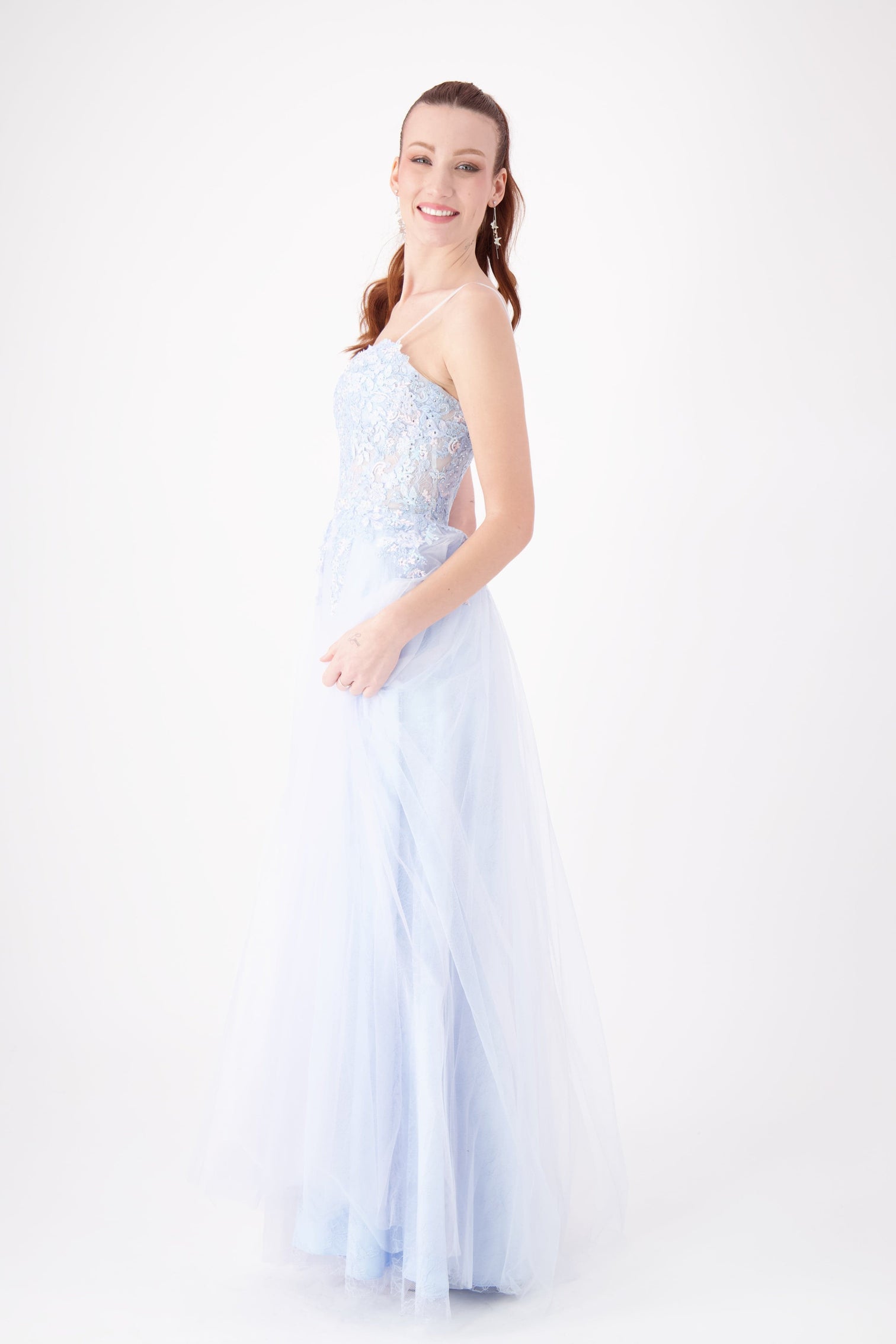Cindy USA CN 50485 Sparkle Fabric Prom Gown with Pockets main image 0