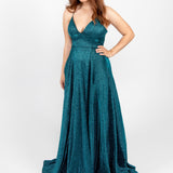 Image of  04-50024-Teal-00 Candy Prom 04-50024|Shimmery Sparkle Prom dress, Elegant evening Dress Teal / 00