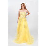 Image of  04-50028-Yellow-0 Candy Prom  04-50028 | Prom Dress, Modern Dress, Evening Dress Yellow / 0