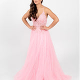 Image of  04-50035-Pink-0 Candy Prom 04-50035 | Prom Dress| Evening Dresses Pink / 0