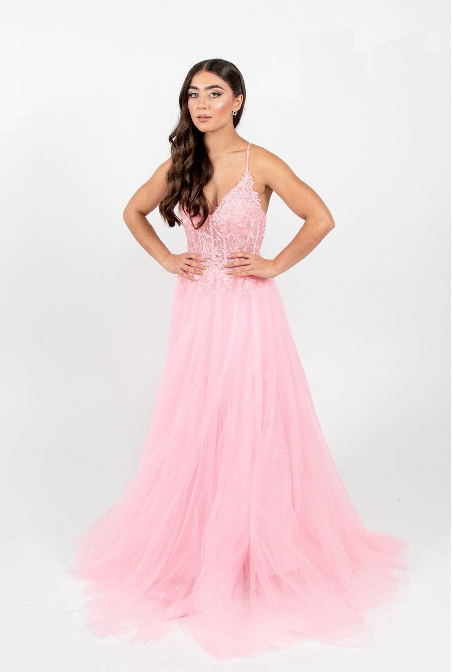 Image of  04-50035-Pink-0 Candy Prom 04-50035 | Prom Dress| Evening Dresses Pink / 0