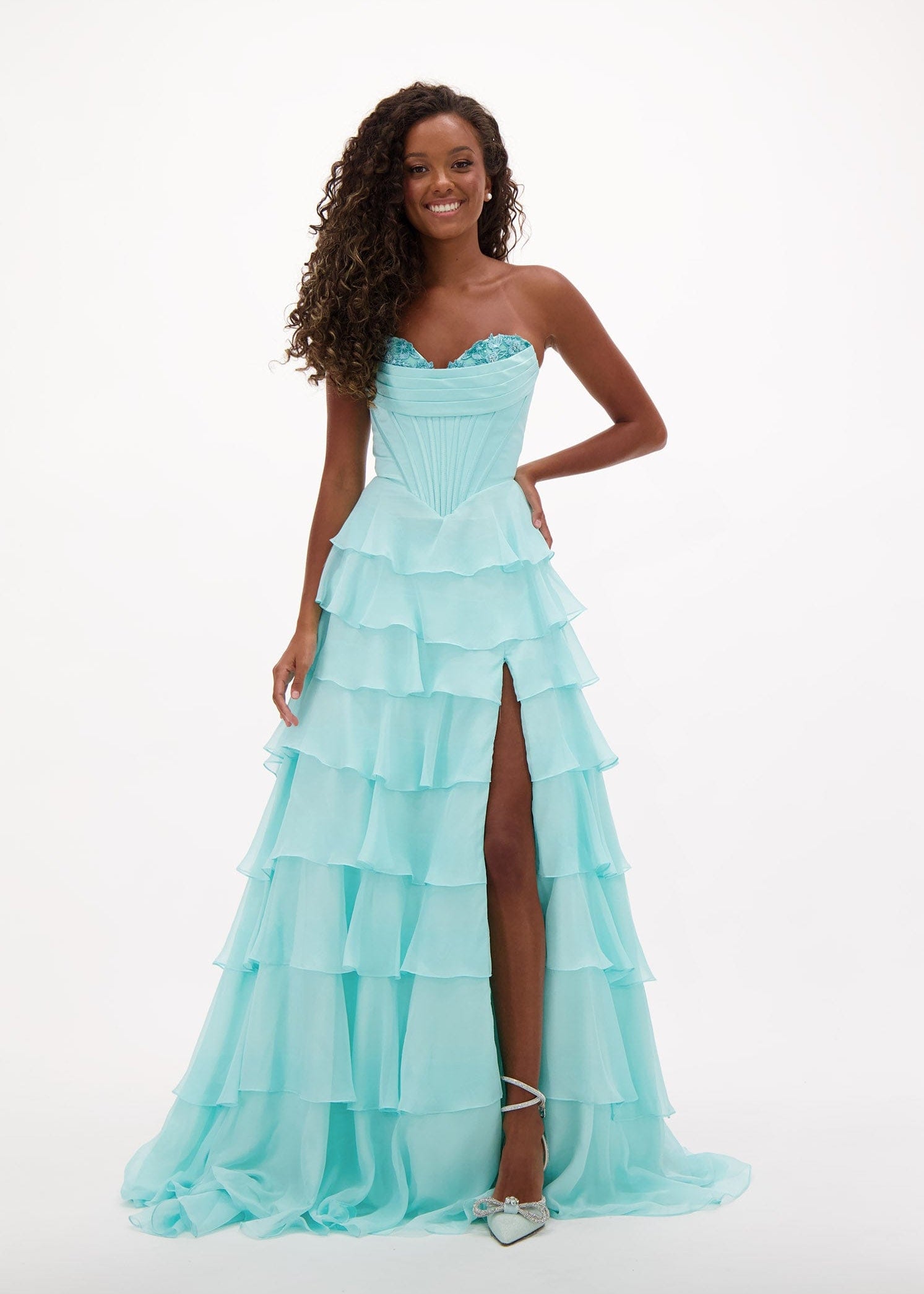 cotton candy prom dress Transiciones de vestido de prom rosa para el ltimo ao
