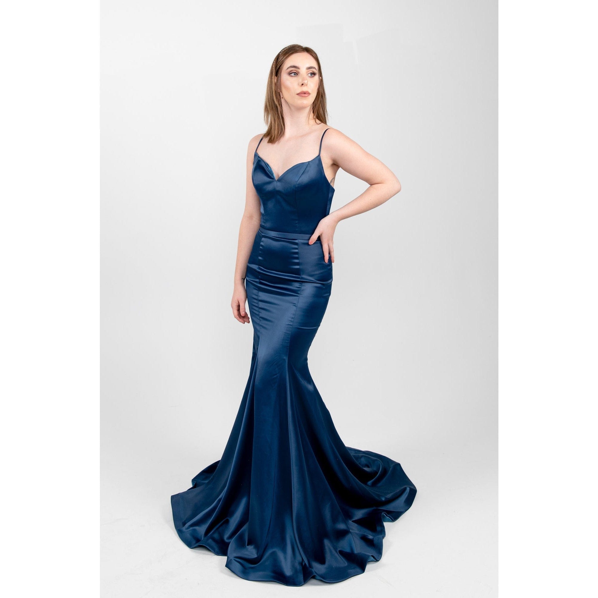 Image of  06-5011-Navy-0 Candy Prom | Prom Shop| Evening Dresses Navy / 0