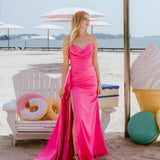 Image of  06-5023-Fuchsia-00 Candy Prom 06-5023|Special occasions Dress, Simple Elegant Dress   Fuchsia / 00