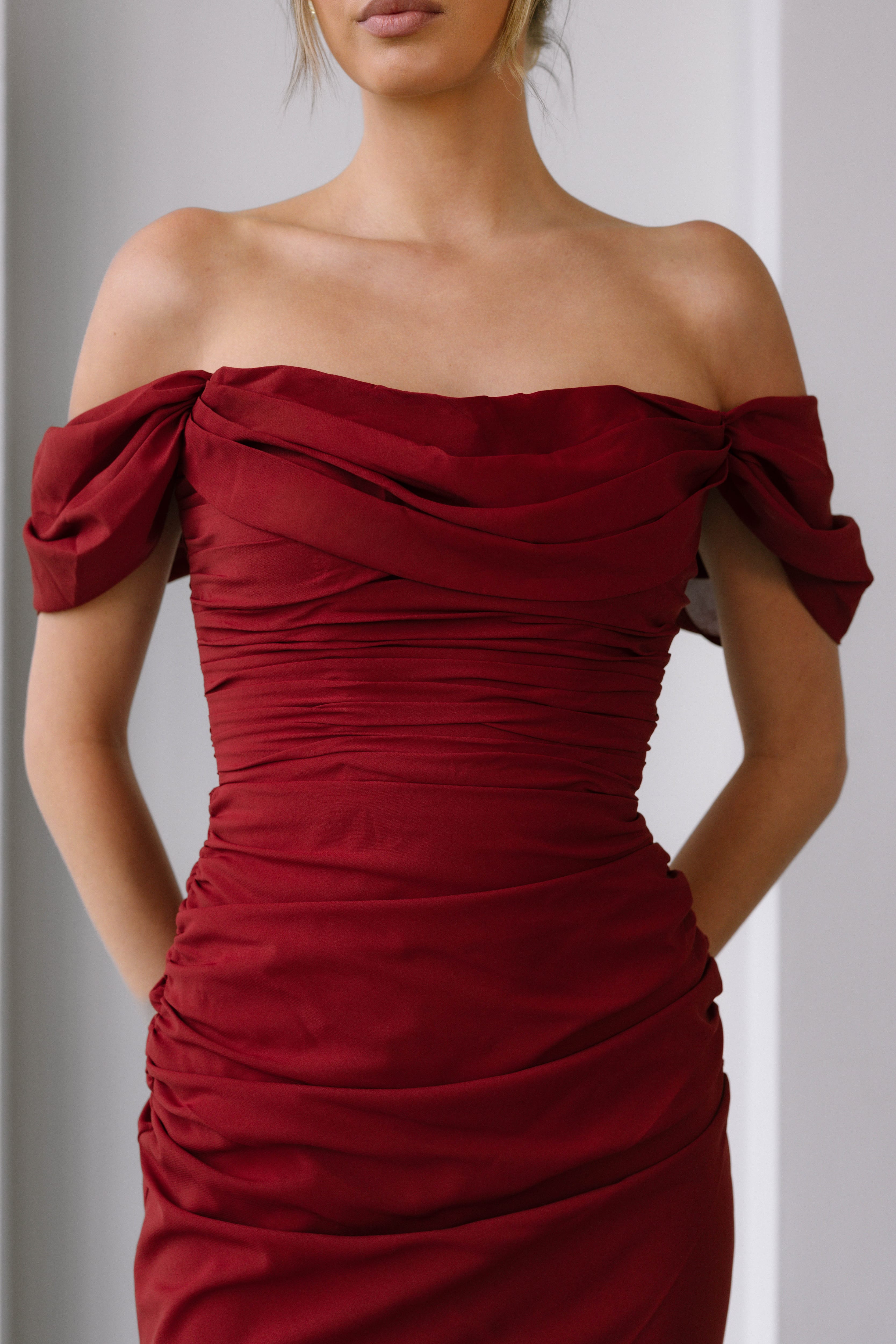 '- burgundy