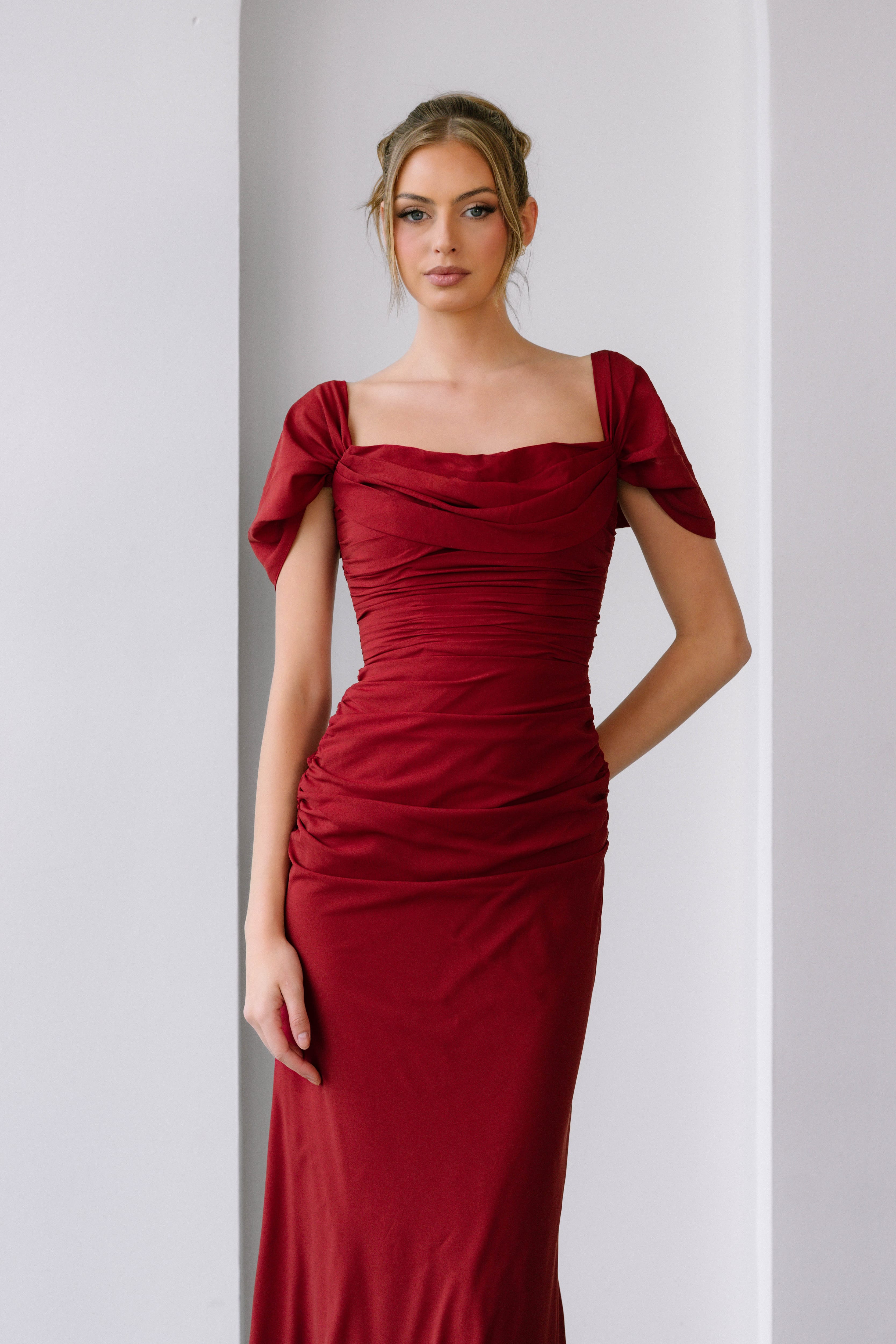 '- burgundy