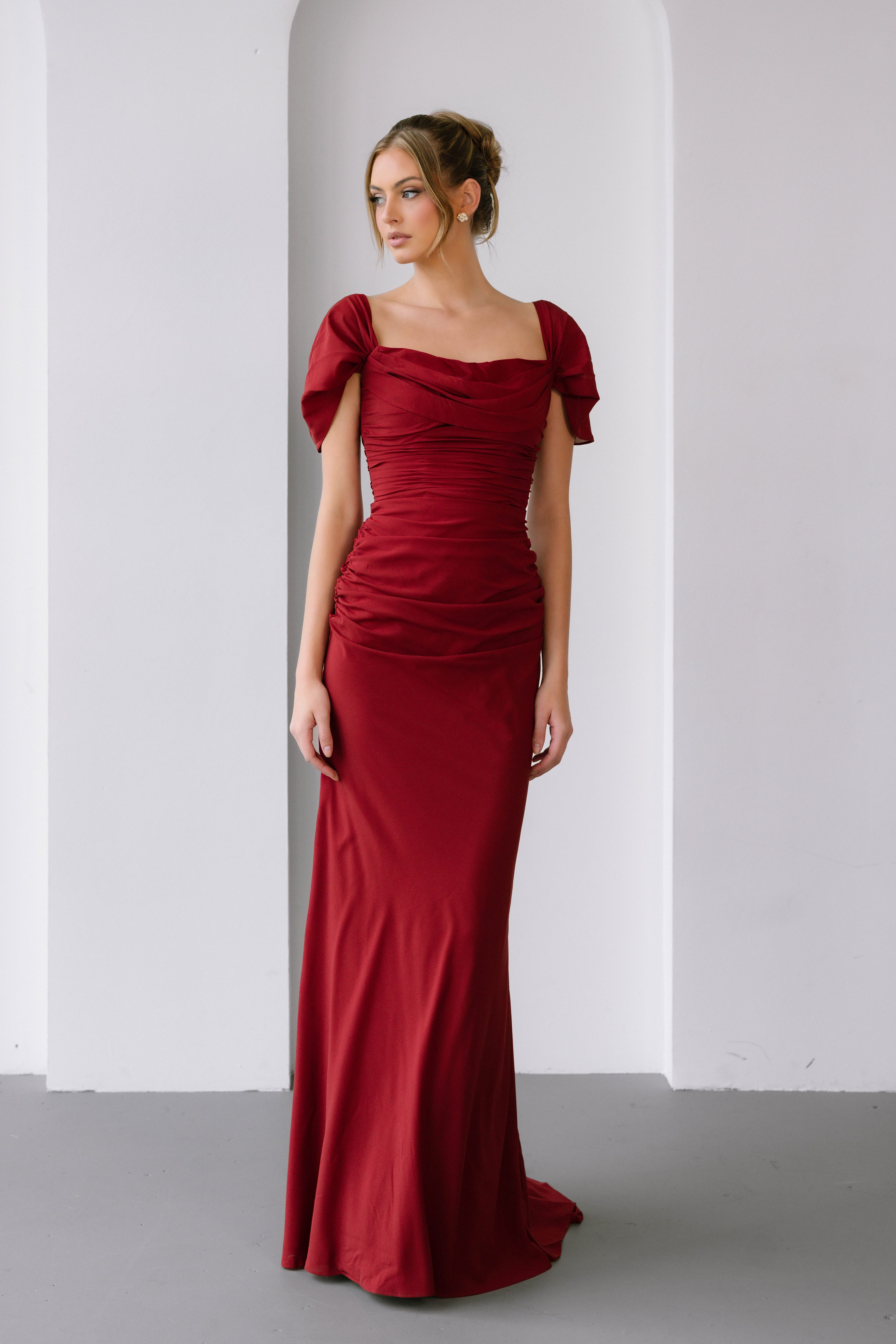 '- burgundy