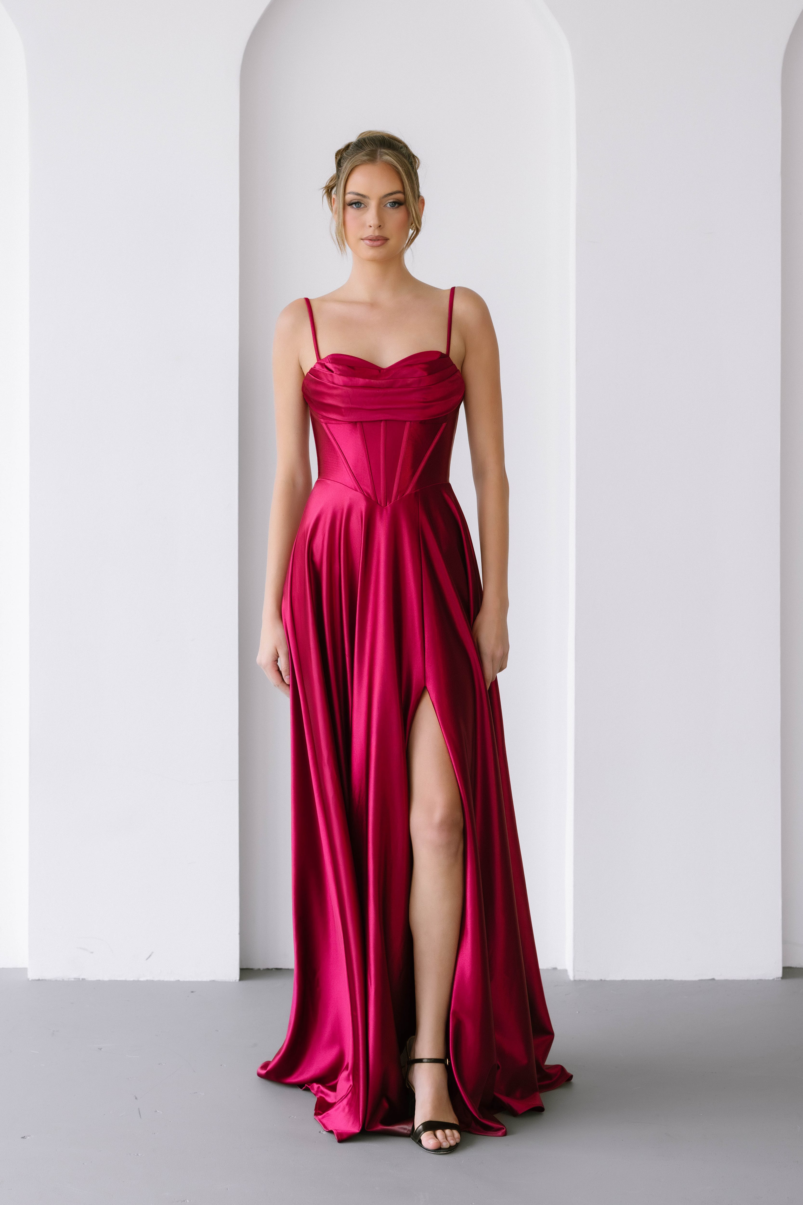 '- burgundy