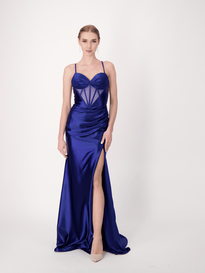 Cindy USA CN 50485 Sparkle Fabric Prom Gown with Pockets