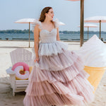 Image of  Candy Prom 06-5027 | Layered Prom and Evening Dress with shimmer Tulle