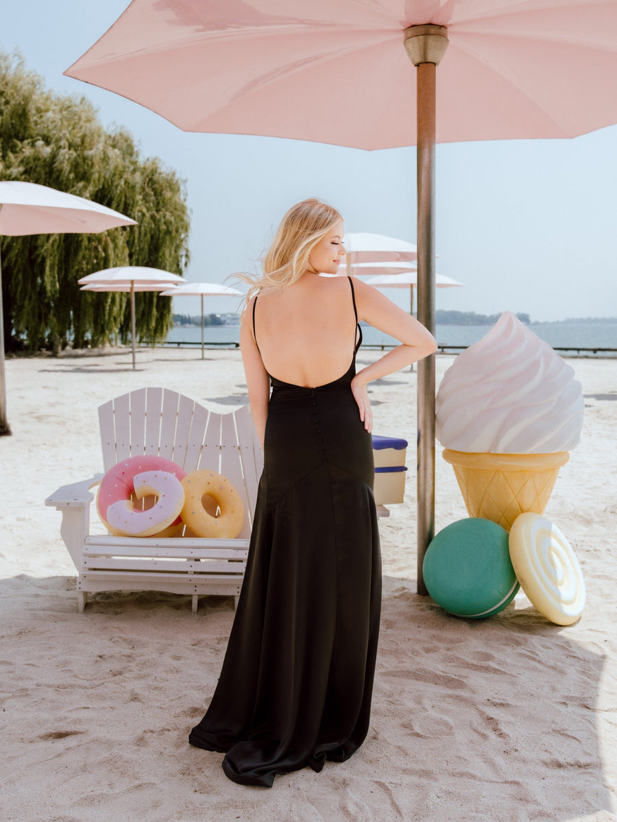 Image of  Candy Prom 06-5028 | Simple little Black dress for Special evening or Prom Dress
